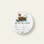 Our Greatest Catch Fishing Theme Nursery Round Wood Sign