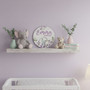 Personalized Elephant Nursery Animal Round Wood Sign