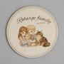 Personalized Family Name, Welcome Nursery Round Wood Sign