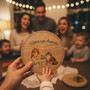 Personalized Family Name, Welcome Nursery Round Wood Sign