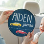 Rev Up the Fun with a Car Theme Nursery Round Wood Sign