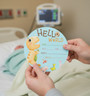 Roaring Into Life Dinosaur Nursery Round Wood Sign for Baby