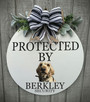 Showcase Your Best Friend Custom Photo Animal Round Wood Sign