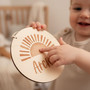 Sun Drenched Boho Dreams Nursery Round Wood Sign