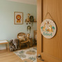 Wild Wonders Jungle Safari Animal Nursery Round Wood Sign