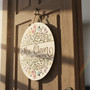 Assistant Principal Wildflower Floral Round Wood Sign Gift