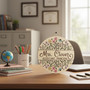 Assistant Principal Wildflower Floral Round Wood Sign Gift