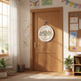 Gift a Bloom Floral Teacher Round Wood Sign