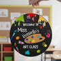 Heartfelt Teacher Gift Custom Round Wood Sign