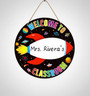 Where Every Child Belongs Custom Teacher Round Wood Sign