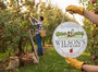 Apple Orchard Harvest Custom Farm Round Wood Sign