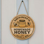 Bee Farm Apiary Custom Wall Decor Honey Farm Round Wood Sign
