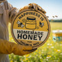Bee Farm Apiary Custom Wall Decor Honey Farm Round Wood Sign
