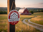 Custom Barn Family Gift Rustic Farm Round Wood Sign