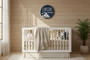 Custom Woodland Mountain Round Wood Sign for Baby Nursery Art