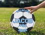 Goal Winning Soccer Sport Round Wood Sign Custom Team and Name
