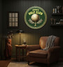 Golf Lovers Personalized Plaque Sport Round Wood Sign Gift