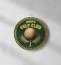 Golf Lovers Personalized Plaque Sport Round Wood Sign Gift
