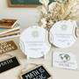 Celebrate Classroom Success Teacher Round Wood Sign
