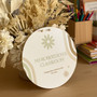 Celebrate Classroom Success Teacher Round Wood Sign