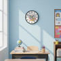 Floral Affirmations Personalized Wall Clock for Teachers