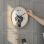 Forever Friends - Custom Pet Portrait Personalized Wall Clock