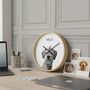 Forever Friends - Custom Pet Portrait Personalized Wall Clock