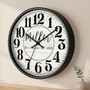 Rustic Keepsake - Your Family Name Personalized Wall Clock