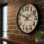 Rustic Keepsake - Your Family Name Personalized Wall Clock