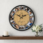 12-Photo Wooden Personalized Wall Clock - Unique Family Gift Art