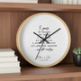 Cherished Years Together - Personalized Wall Clock Anniversary