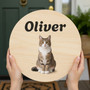 Honoring Your Feline Friend Animal Round Wood Sign