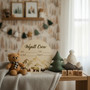 Mountain Bear Birth Stat Personalized Newborn Nursery Wood Sign
