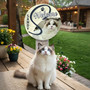 Photo and Initial Personalized Animal Round Wood Sign Decor