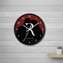 Timeless Mr & Mrs Photo Silhouette Personalized Wall Clock
