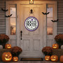 Witchy Charm Hocus Pocus Halloween Round Wood Sign