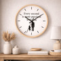A Father�s Love - Personalized Wall Clock for Dad & Kids