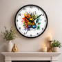 Heartfelt Paws - Vibrant Personalized Wall Clock for Pet Lovers