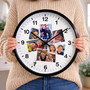 Cherished Memories Photo Collage Personalized Wall Clock