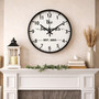 Heart of the Home - Personalized Wall Clock with Family Name
