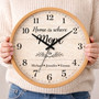 Keeping Time with Mom - A Heartfelt Personalized Wall Clock Gift