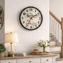 Rustic Farmhouse Personalized Wall Clock with Custom Family Name