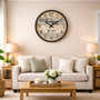 Your Family Story - Rustic Wood Plank Personalized Wall Clock