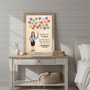 Gift For Teacher - Custom Teacher Balloon With Kids’ Names Canvas