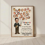 Teacher Gift - Personalized Teacher Balloon With Kids’ Faces Canvas