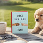 Best Dog Dad Ever Greeting Card - Funny Father's Day Gift From Dog