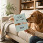 Best Dog Dad Ever Greeting Card - Funny Father's Day Gift From Dog