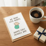 Celebrating His First Father's Day Greeting Card - New Dad Gift