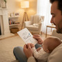 Heartfelt Custom 1st Father's Day Greeting Card from Baby Heartfelt Custom 1st Father's Day Greeting Card from Baby