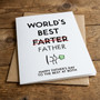 Hilarious Dad Joke Potty Humor Greeting Card for Father's Day